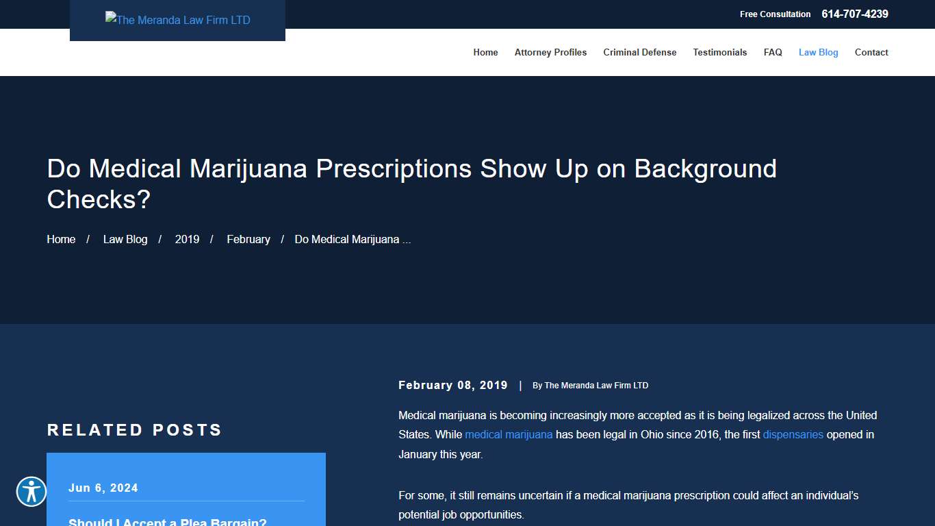 Does Having a Medical Card Show up on a Background Check? | The Meranda Law Firm LTD